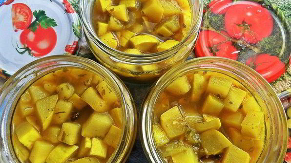 маринованные кабачки в карри