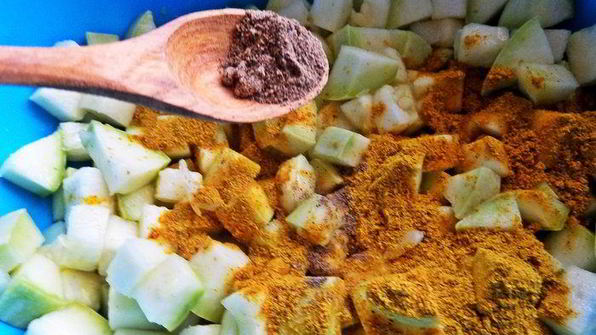 маринованные кабачки в карри