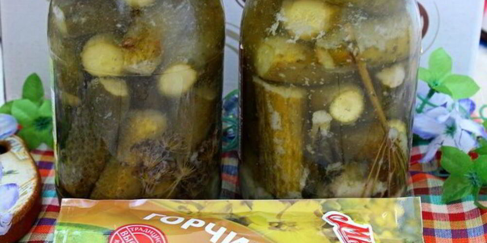 Рецепт маринованные огурцы с горчицей