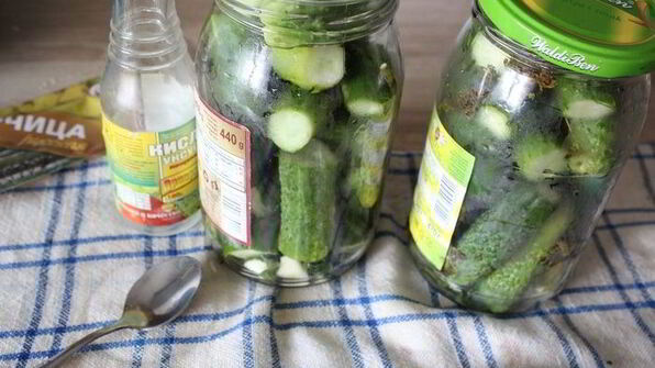 маринованные огурцы с горчицей