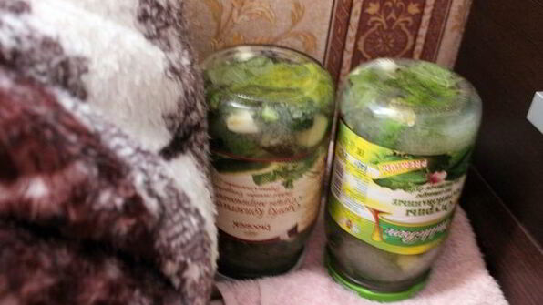 маринованные огурцы с горчицей