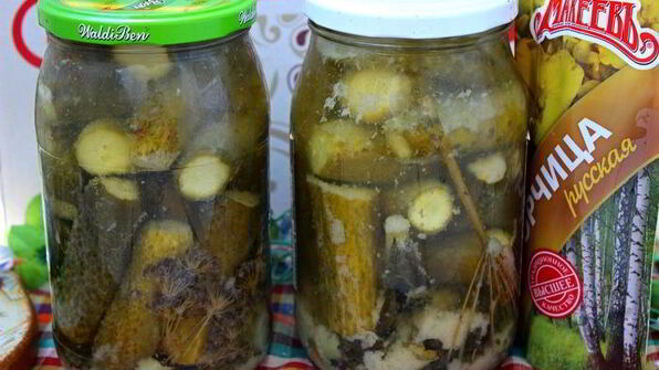 маринованные огурцы с горчицей