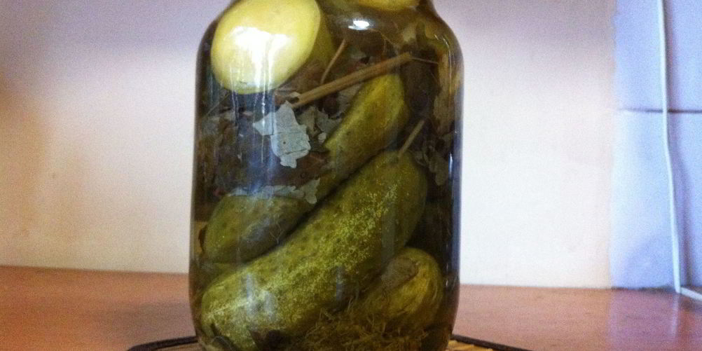 Рецепт маринованные огурцы с кабачками