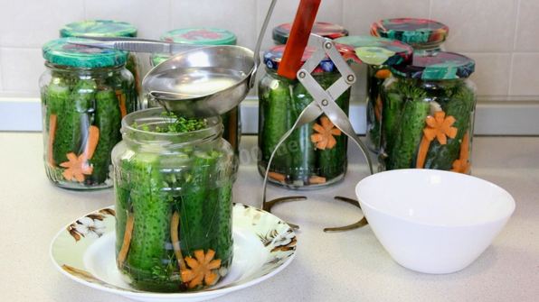 маринованные огурцы стерилизованные