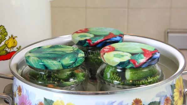 маринованные огурцы стерилизованные