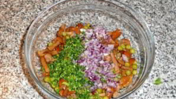 маринованные опята с горошком