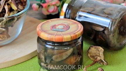 Маринованные подосиновики