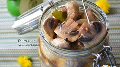 Маринованные шампиньоны 4-х минутки