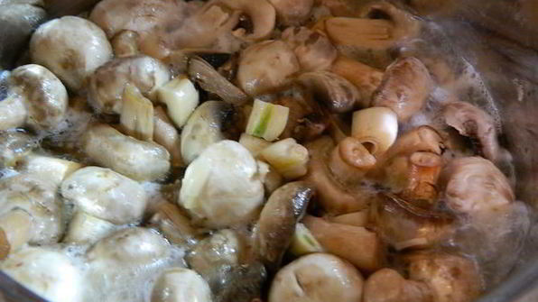 маринованные шампиньоны 4-х минутки