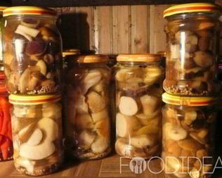 Маринованные сыроежки
