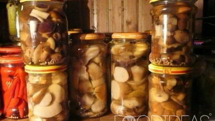 Маринованные сыроежки
