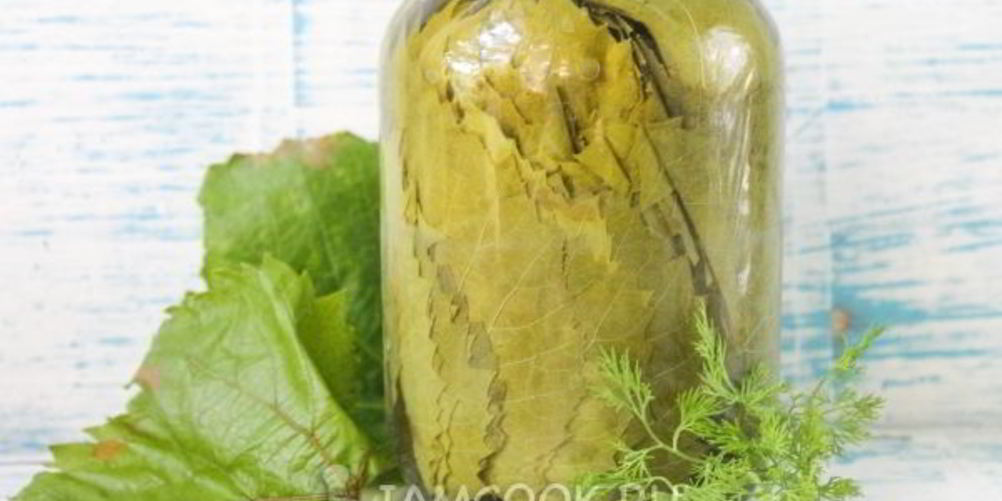 Рецепт маринованные виноградные листья на зиму