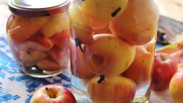 маринованные яблоки на зиму