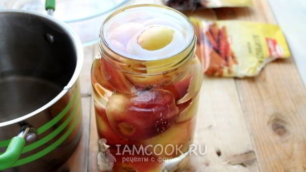 маринованные яблоки на зиму
