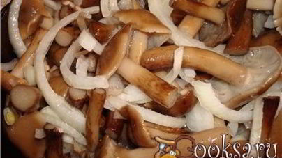 Опята маринованные с луком на зиму