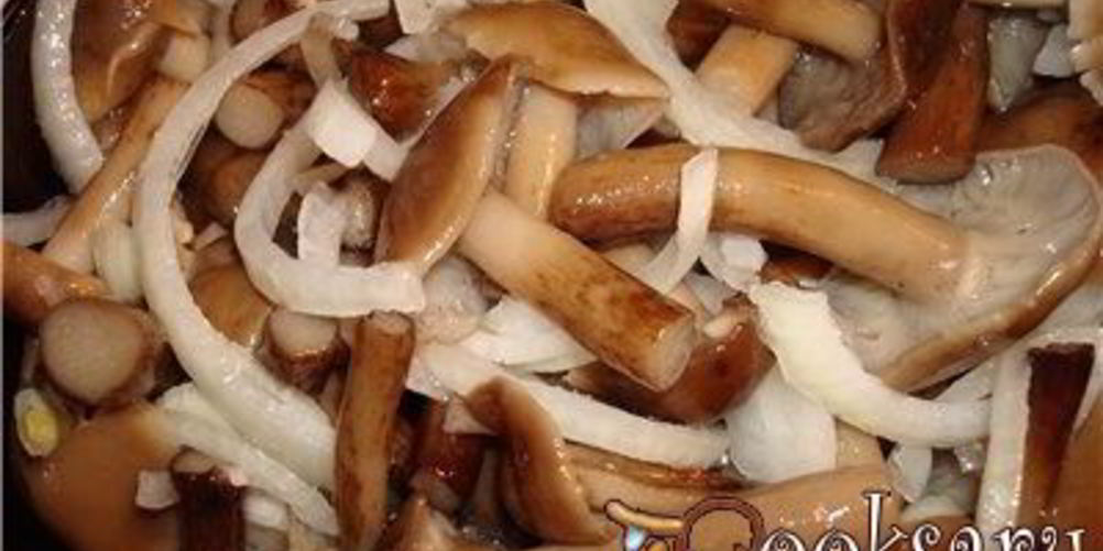 Рецепт опята маринованные с луком на зиму