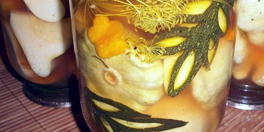 Рецепт патиссоны, маринованные быстро