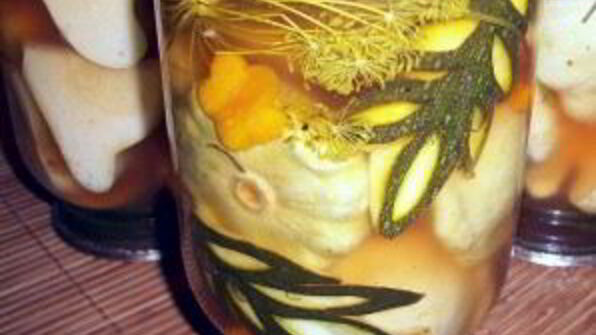 патиссоны, маринованные быстро