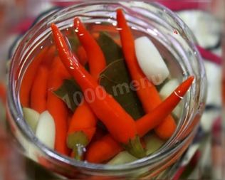 Перец чили маринованный на зиму