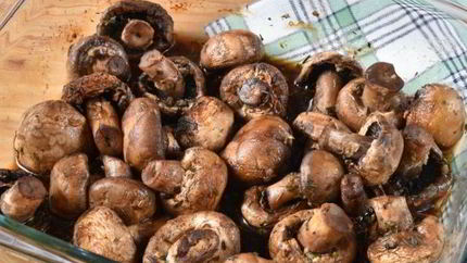 Шампиньоны маринованные в соевом соусе