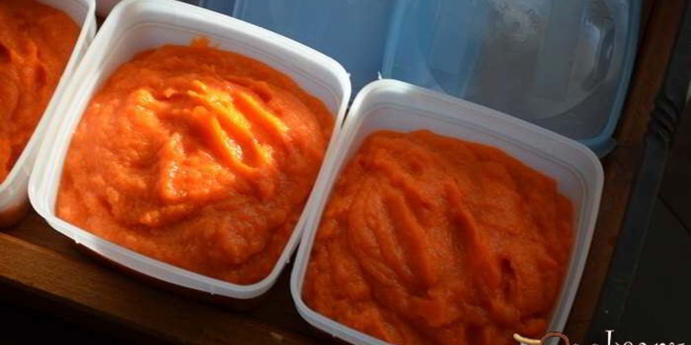 Рецепт морковное пюре на зиму