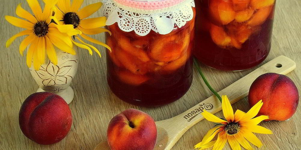 Рецепт персики в собственном соку на зиму