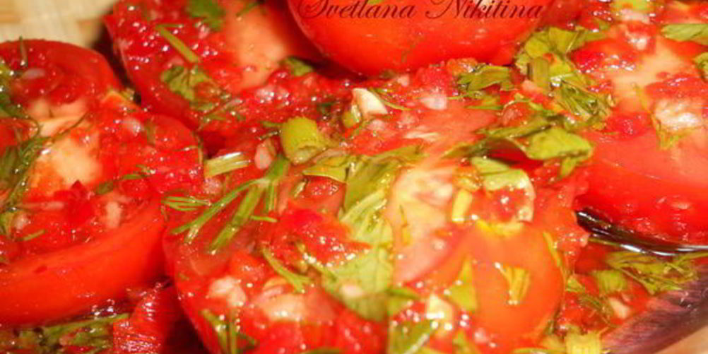 Рецепт помидоры по-корейски