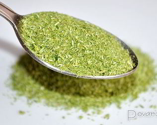 Приправа из стеблей зелени