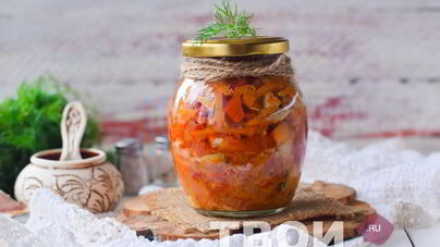 Скумбрия с овощами на зиму