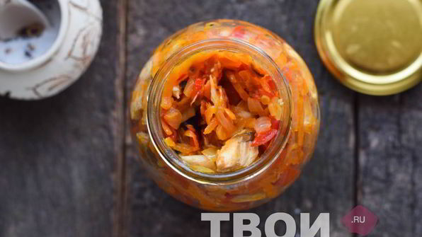 скумбрия с овощами на зиму