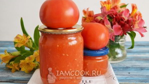 сок томатный с мякотью на зиму