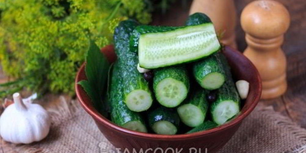 Рецепт малосольные огурцы в кастрюле