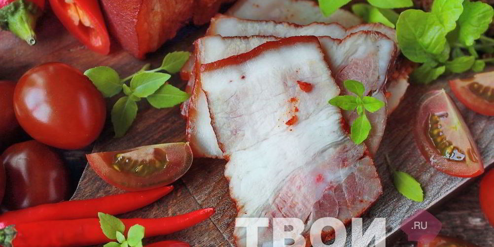 Рецепт сало в луковой шелухе