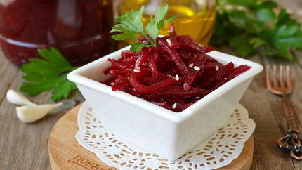 Свекла по-корейски на зиму