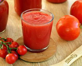 Томатный сок на зиму домашний