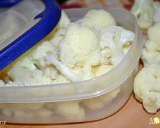 Цветная капуста замороженная на зиму