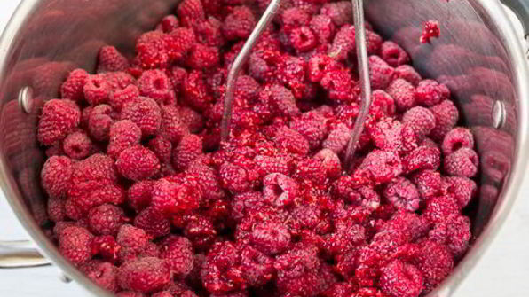 быстрое малиновое варенье