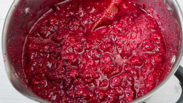 быстрое малиновое варенье