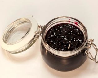 Черничный конфитюр с мятой