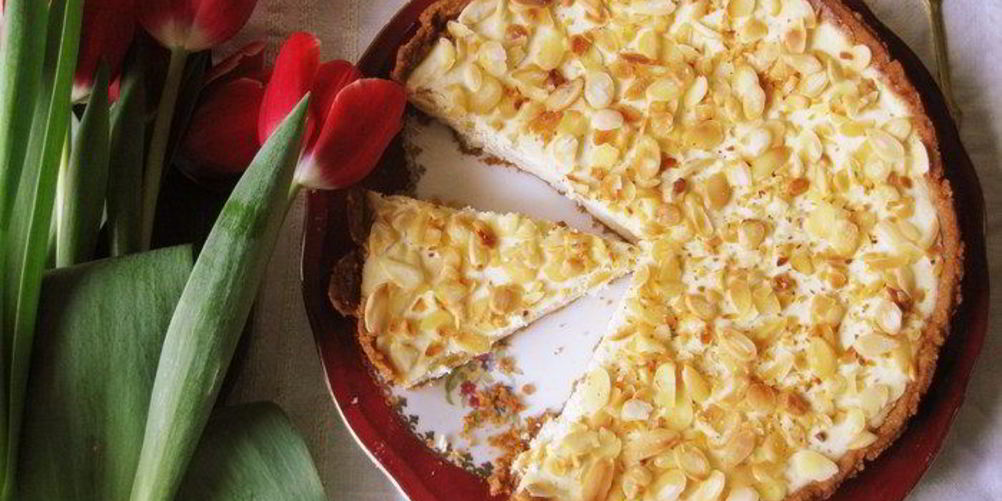 Рецепт чизкейк с белым шоколадом и малиновым вареньем