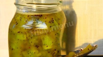 Изумрудное варенье из киви