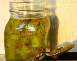 Изумрудное варенье из киви