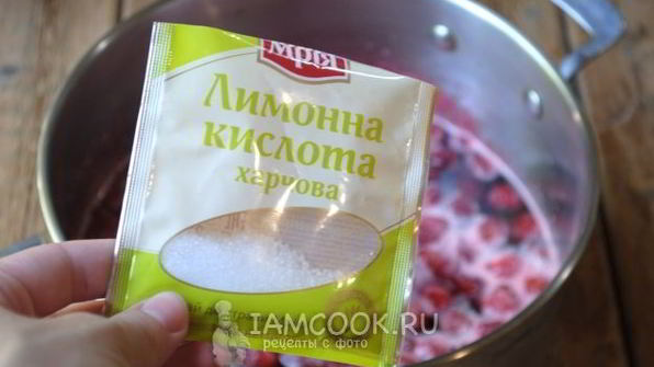 клубничное варенье с лимонной кислотой
