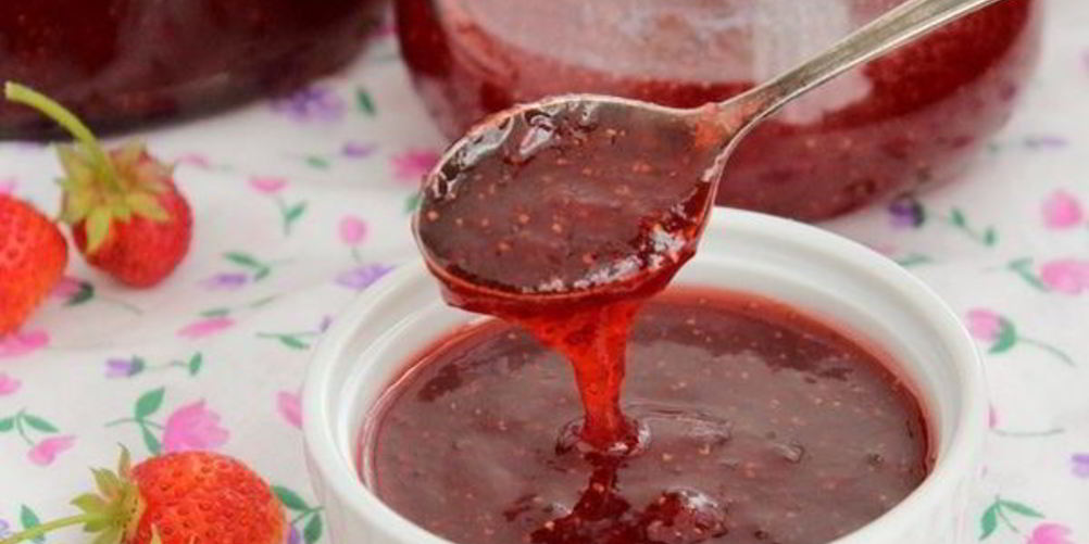 Рецепт клубничный конфитюр с ванилью