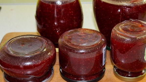 клубничный конфитюр с ванилью