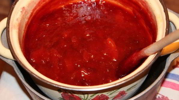 конфитюр абрикосово-сливовый