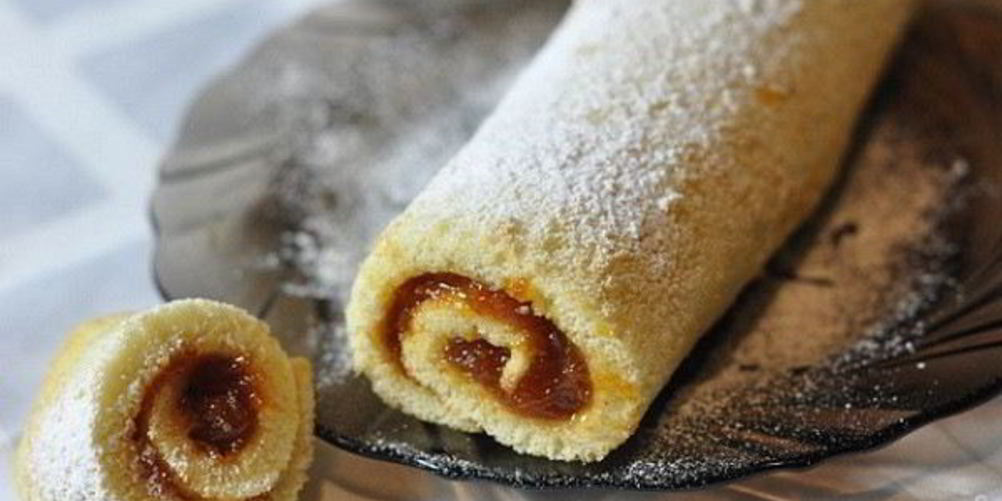 Рецепт рулет с вареньем