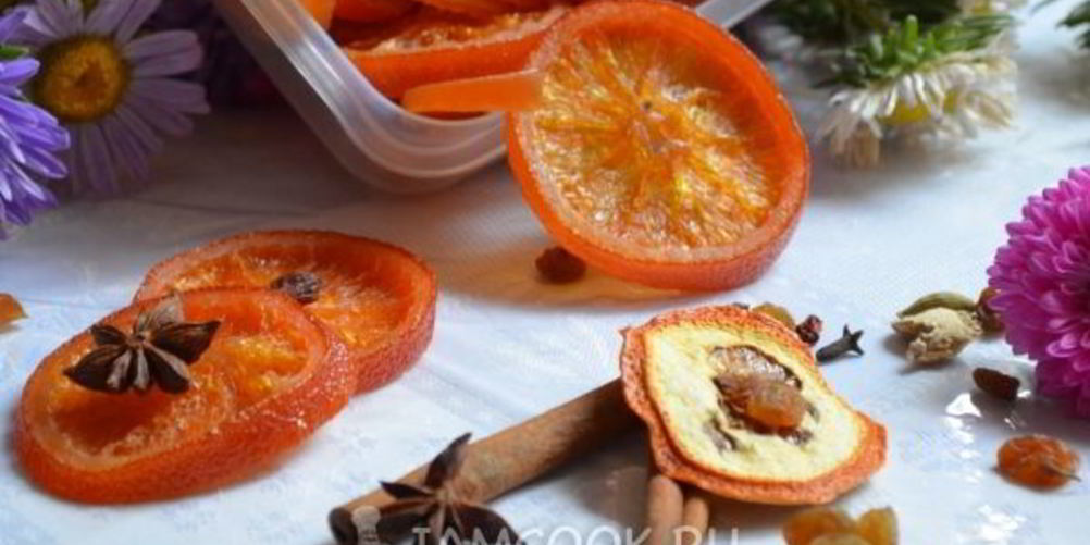 Рецепт цукаты из цитрусовых и яблочных долек