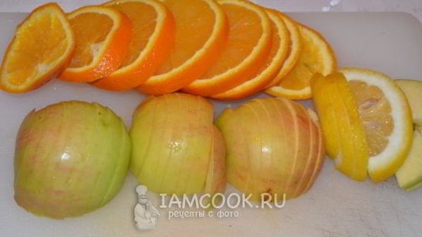 цукаты из цитрусовых и яблочных долек