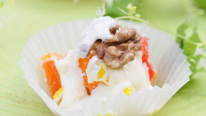 Цукаты в белом шоколаде с грецкими орехами